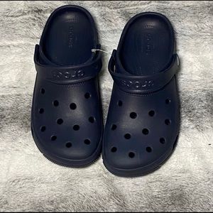 CROCS coast clogs navy blue